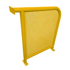 Cane Rail Perforated Door Barrier