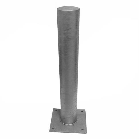 140mm Heavy-Duty Galvanised Steel Bollard - Bolt Down product gallery image