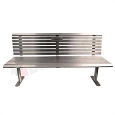 Paris stainless steel park seat