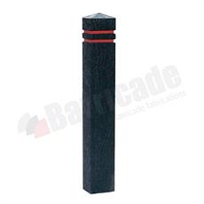 Square Recycled Plastic Bollard Chamfered Top
