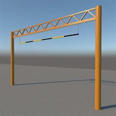 Fixed Lattice Top Height Restriction Barrier