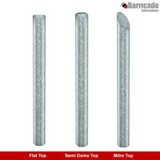 90mm Galvanised Steel Bollard - Root Fix