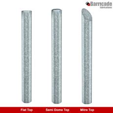 114mm Galvanised Steel Bollard - Root Fix