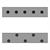 Infill bar configuration for post & rail system