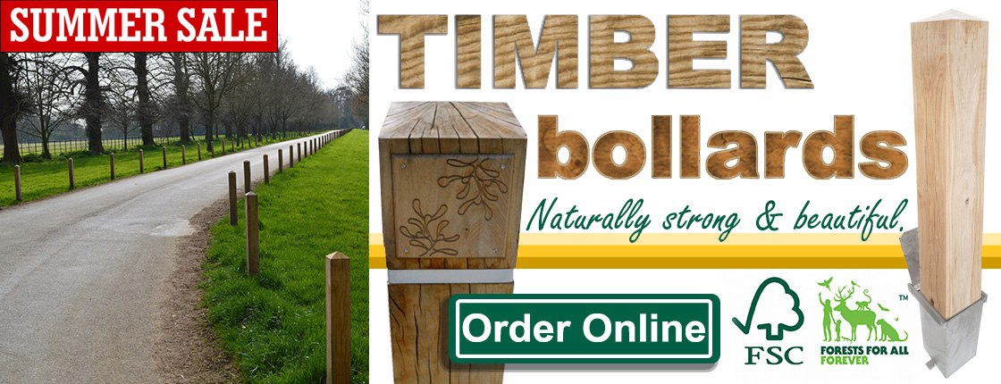 Click here to view our range of Hardwood Timber Bollards.