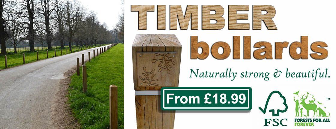 Click here to view our range of Hardwood Timber Bollards.