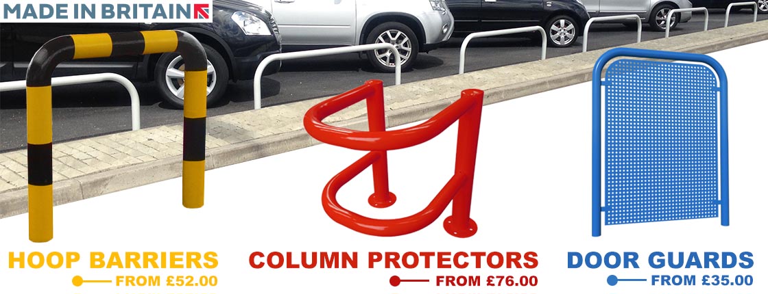 View our full range of hoop barriers, column protectors & door guards.