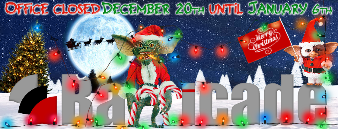 Merry Christmas & a Happy New Year from Barricade!