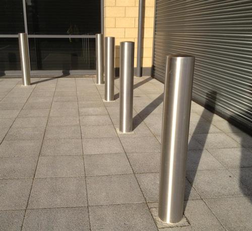 140mm Stainless Steel Bollard - 304 Grade product gallery image