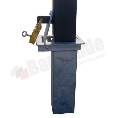 75mm Removable Square Steel Bollard product gallery image