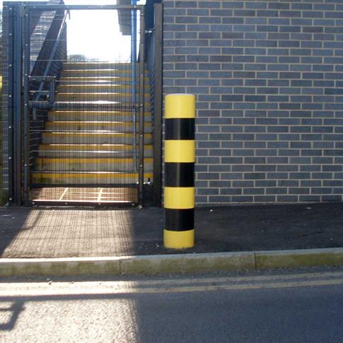 90mm Mild Steel Service Yard Bollard product gallery image