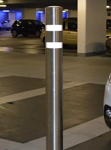 90mm Stainless Steel Bollard - 304 Grade product gallery image