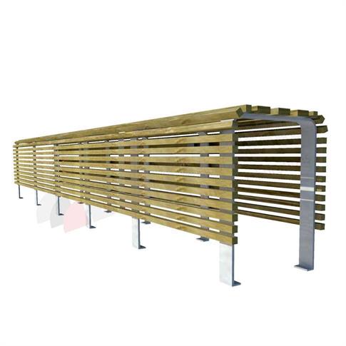 Florida timber bench product gallery image