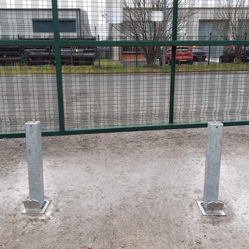 Heavy Duty Square Retractable Bollard product gallery image