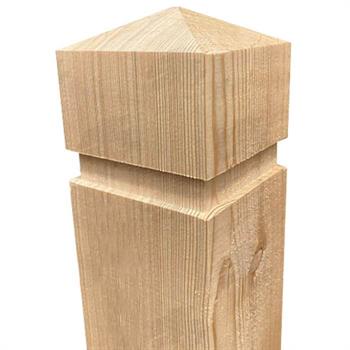 Larch Square Timber Bollard product gallery image