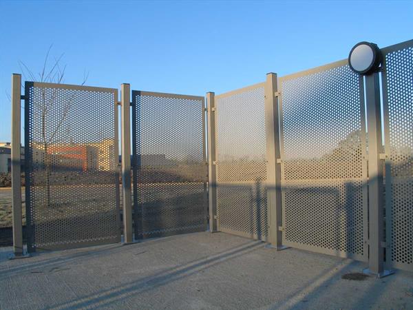 Montana Perforated Steel Bin Enclosure product gallery image
