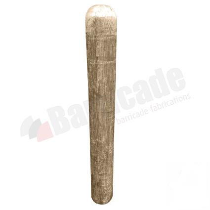Round Hardwood Timber Bollard product gallery image