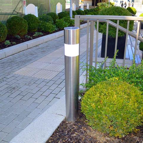 Round Stainless Steel Bollard - Root Fix product gallery image