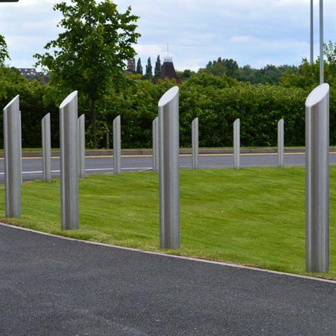 Round Stainless Steel Bollard - Root Fix product gallery image