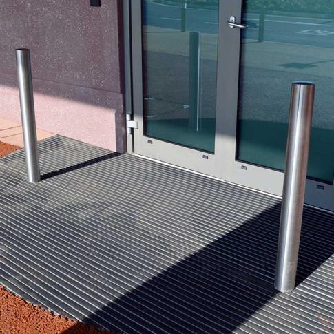 Round Stainless Steel Bollard - Root Fix product gallery image