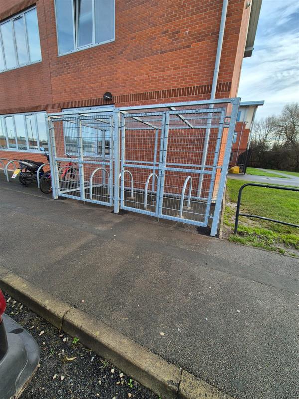 Secure Steel Mesh Cycle Store product gallery image