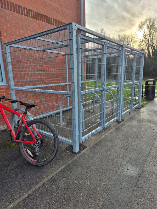 Secure Steel Mesh Cycle Store product gallery image