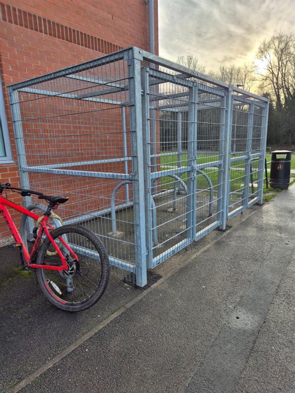 Secure Steel Mesh Cycle Store product gallery image