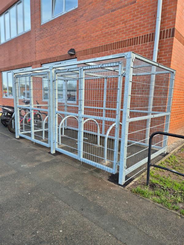 Secure Steel Mesh Cycle Store product gallery image