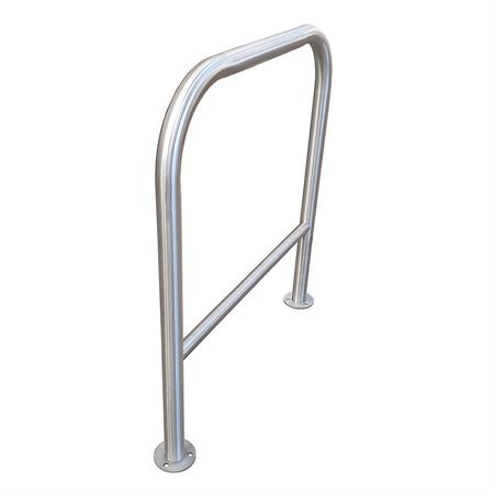 Stainless Steel Door Hoop With Mid Rail product gallery image