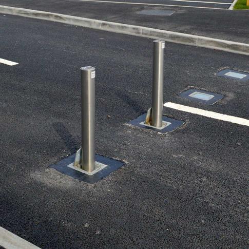 Stainless Steel Retractable Bollard product gallery image