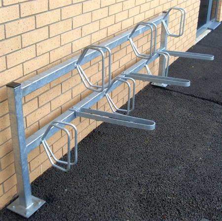 Up and Down Cycle Rack - Mild Steel product gallery image