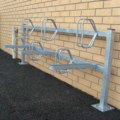 Up and Down Cycle Rack - Mild Steel product gallery image