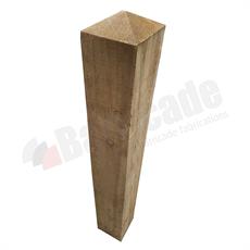 Square Softwood Timber Bollard product image