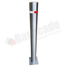 Round Stainless Steel Bollard - Base Plate product image