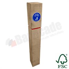 Wooden CycleWay Bollard product image