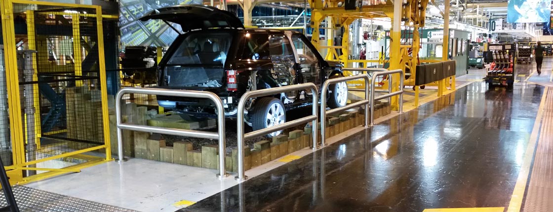 Jaguar Land Rover project at Barricade Ltd