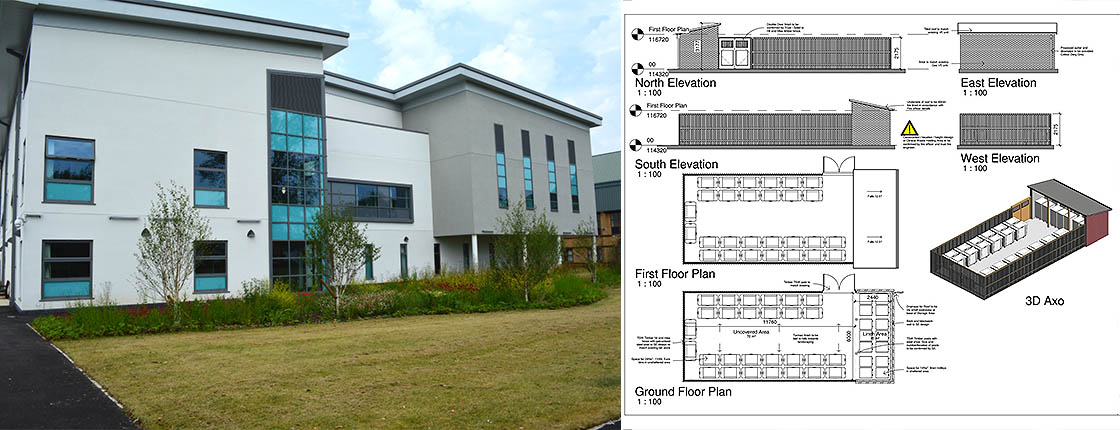 Kier Construction - Oswestry Hospital project at Barricade Ltd