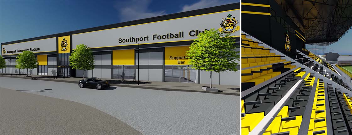Southport Football Club project at Barricade Ltd